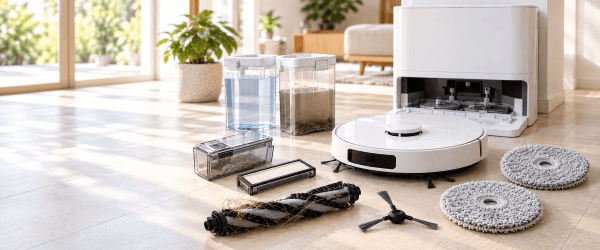 Come pulire il robot aspirapolvere