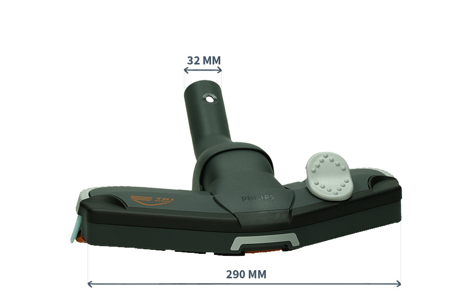 /ø32mm ✧WESSPER/® Spazzola per aspirapolveri per Philips TCX 535